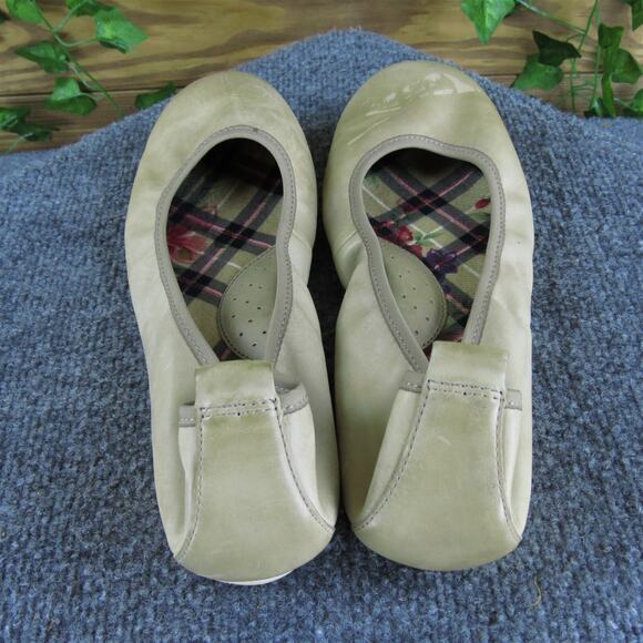 Born Women's Ballet Tan Leather Sz 10 Medium Gently Used 2025 - Picture 4 of 6
